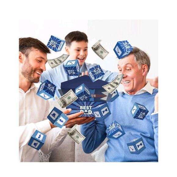 Surprise Gift Box Explosion for Money, Unique Folding Bouncing Red Envelope Gift - Picture 2 of 5